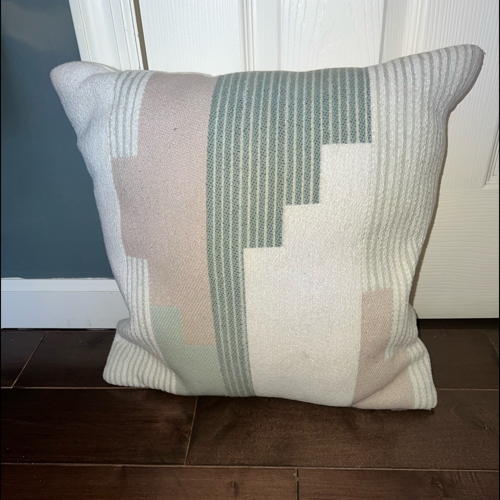 patterned throw pillow